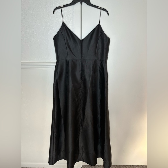 ALFRED SUNG Black Spaghetti Strap Dress size 18 R1 - Picture 3 of 9